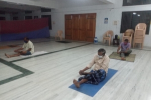 Meditation and exercise from Ammasamudram Village