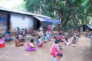 Food for the needy during lock down near Aliyar by Temple of consciousness - Aliyar