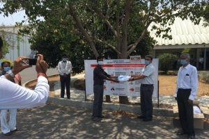 Renault Nissan with WCSC-VSP distributed Masks to hospitals