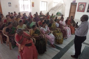 Counselling session by Dr. Janakiraman in Ambasamudram village.