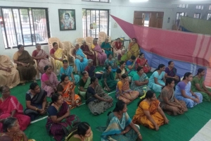 Feedback meeting in Ambasamudram village conducted by Prof K R Shanmugam Sir