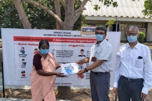 Renault Nissan with WCSC-VSP distributed Masks to hospitals